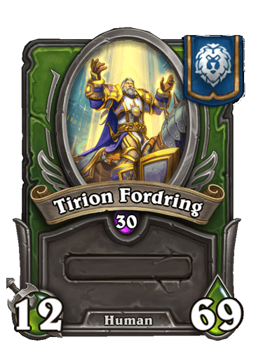 Tirion Fordring Hearthstone kártya