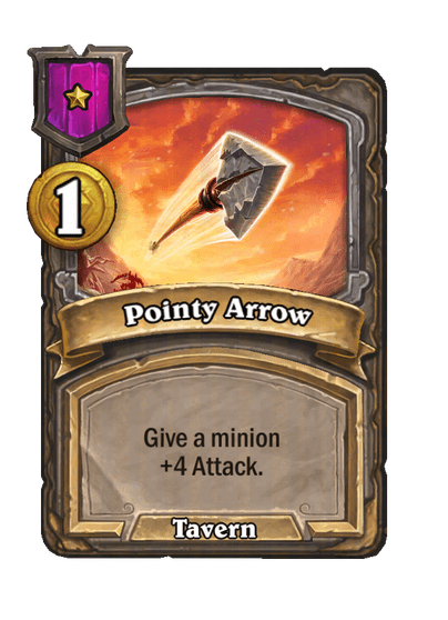 Pointy Arrow Hearthstone kártya