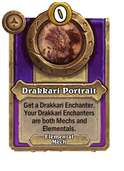 Drakkari Portrait Hearthstone kártya