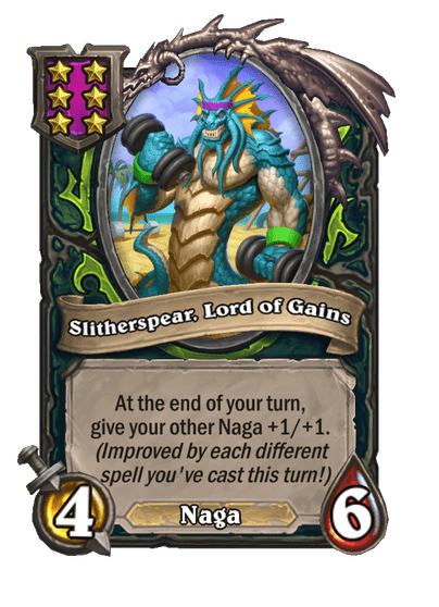 Slitherspear, Lord of Gains Hearthstone kártya