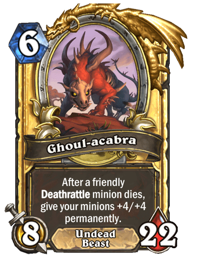 Ghoul-acabra Hearthstone kártya