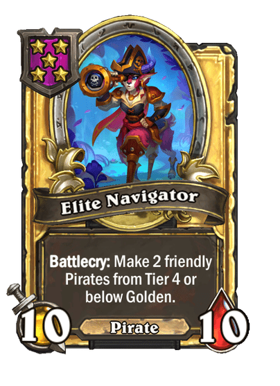 Elite Navigator Hearthstone kártya