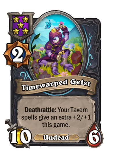 Timewarped Geist Hearthstone kártya
