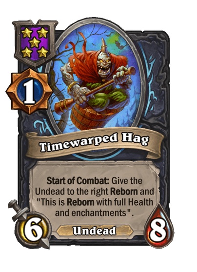 Timewarped Hag Hearthstone kártya