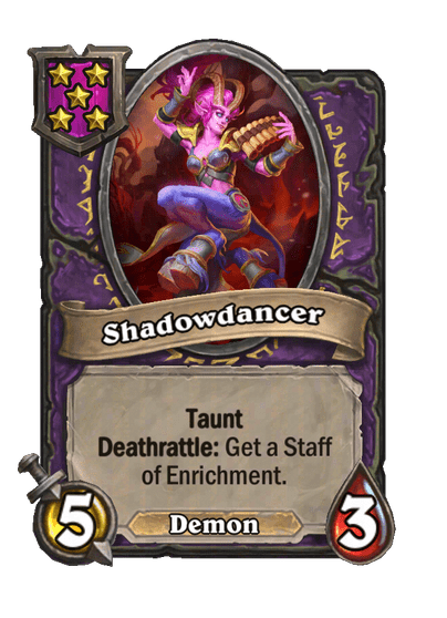 Shadowdancer Hearthstone kártya
