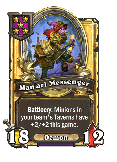 Man'ari Messenger Hearthstone kártya