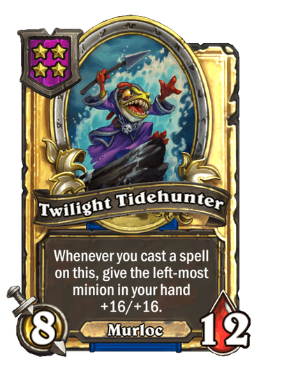 Twilight Tidehunter Hearthstone kártya