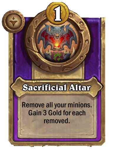 Sacrificial Altar Hearthstone kártya