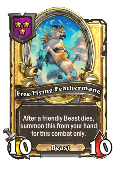 Free-Flying Feathermane Hearthstone kártya