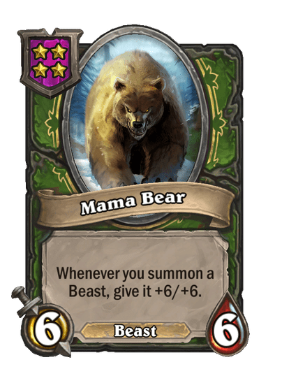 Mama Bear Hearthstone kártya