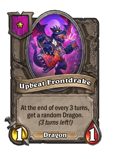Upbeat Frontdrake Hearthstone kártya