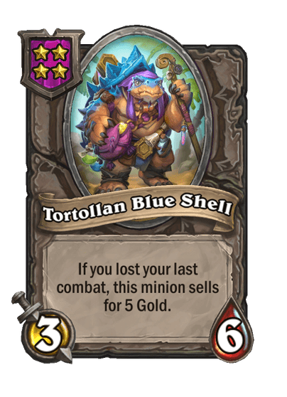 Tortollan Blue Shell Hearthstone kártya