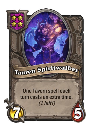 Tauren Spiritwalker Hearthstone kártya