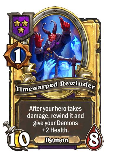 Timewarped Rewinder Hearthstone kártya