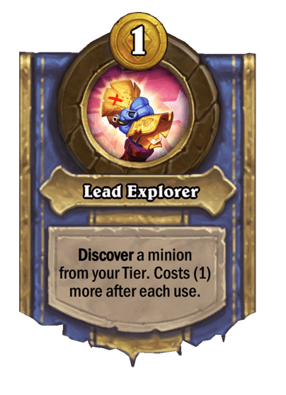 Lead Explorer Hearthstone kártya