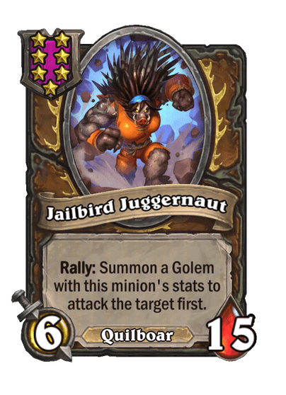 Jailbird Juggernaut Hearthstone kártya