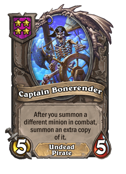 Captain Bonerender Hearthstone kártya