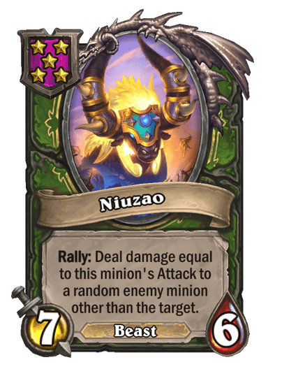 Niuzao Hearthstone kártya