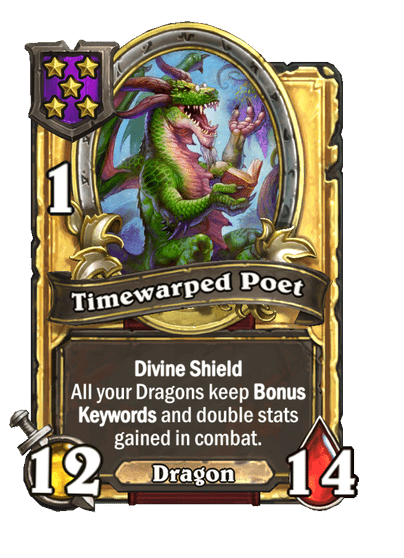 Timewarped Poet Hearthstone kártya