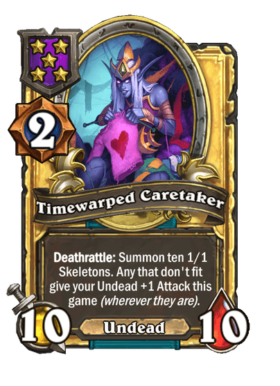 Timewarped Caretaker Hearthstone kártya