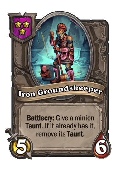 Iron Groundskeeper Hearthstone kártya