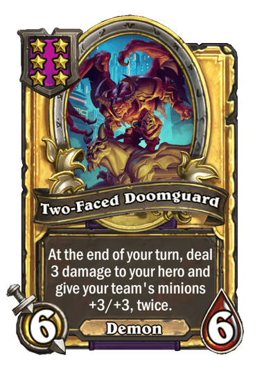 Two-Faced Doomguard Hearthstone kártya