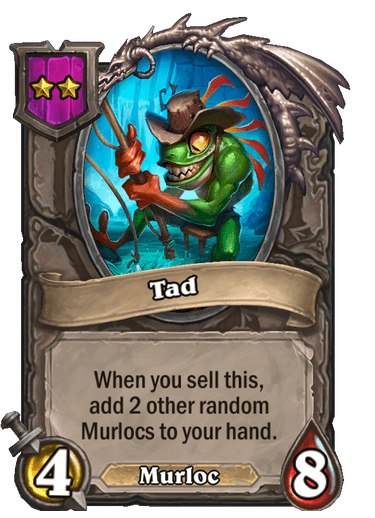Tad Hearthstone kártya
