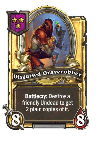 Disguised Graverobber Hearthstone kártya