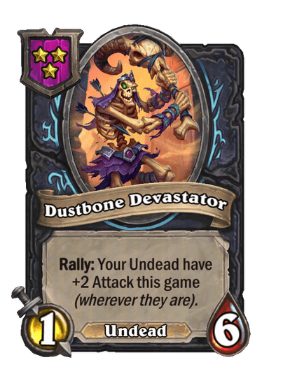Dustbone Devastator Hearthstone kártya