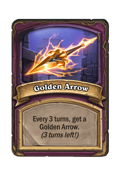 Golden Arrow Hearthstone kártya