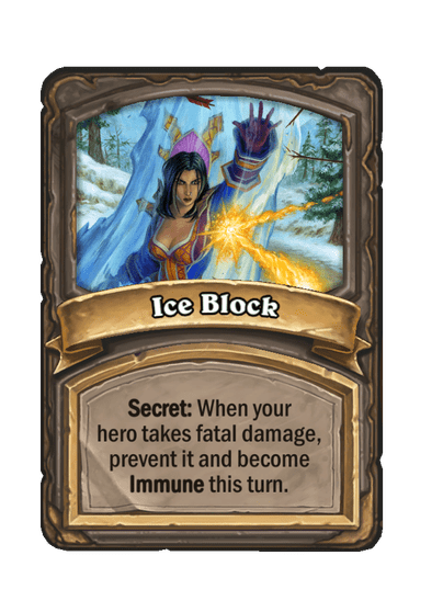 Ice Block Hearthstone kártya