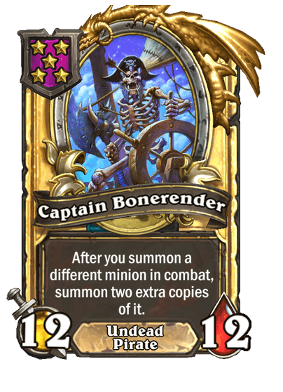Captain Bonerender Hearthstone kártya