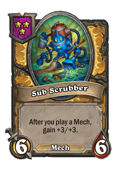 Sub Scrubber Hearthstone kártya