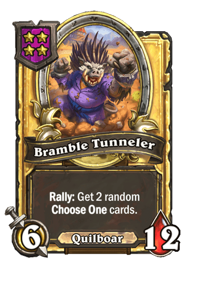 Bramble Tunneler Hearthstone kártya