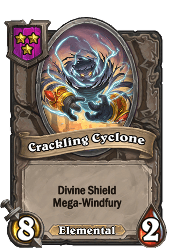 Crackling Cyclone Hearthstone kártya