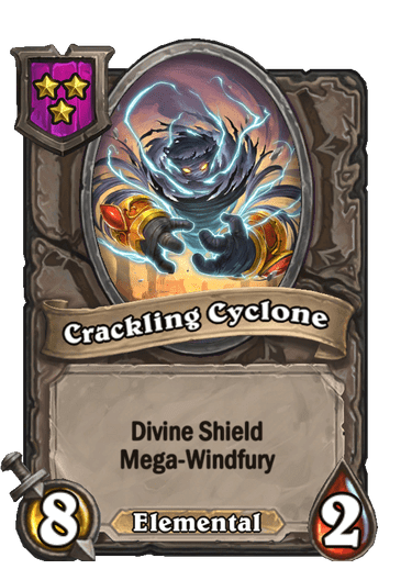 Crackling Cyclone Hearthstone kártya