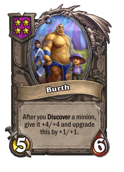 Burth Hearthstone kártya
