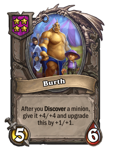Burth Hearthstone kártya