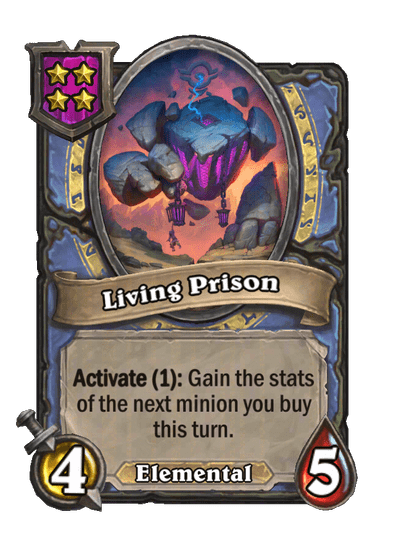 Living Prison Hearthstone kártya