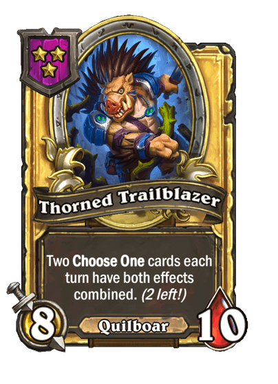 Thorned Trailblazer Hearthstone kártya