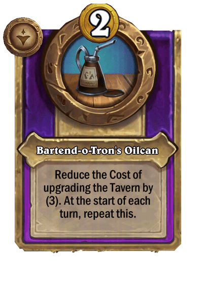 Bartend-o-Tron's Oilcan Hearthstone kártya