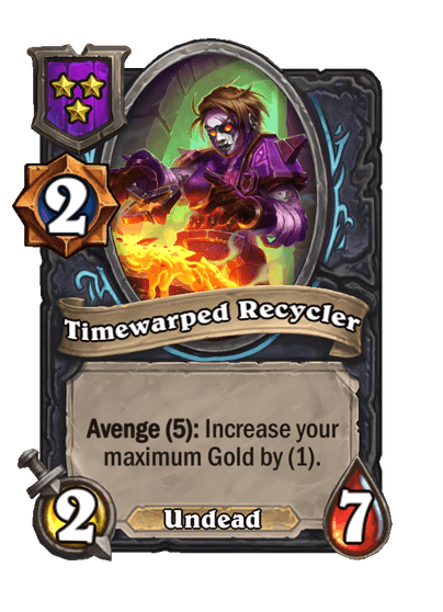 Timewarped Recycler Hearthstone kártya