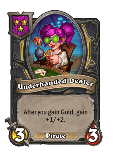 Underhanded Dealer Hearthstone kártya