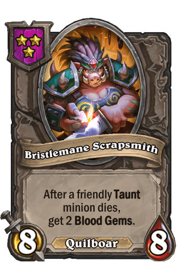 Bristlemane Scrapsmith Hearthstone kártya