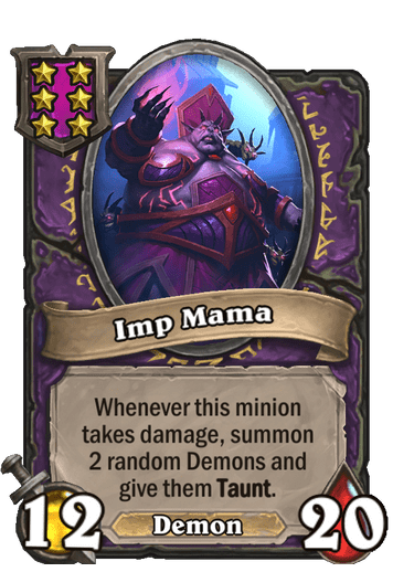 Imp Mama Hearthstone kártya
