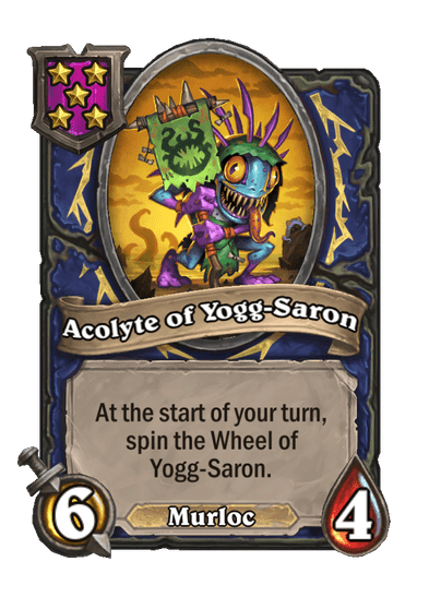 Acolyte of Yogg-Saron Hearthstone kártya