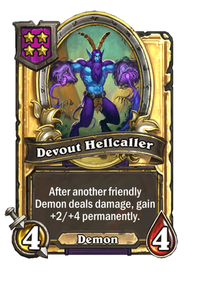 Devout Hellcaller Hearthstone kártya