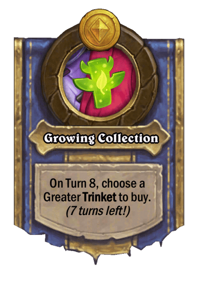 Growing Collection Hearthstone kártya