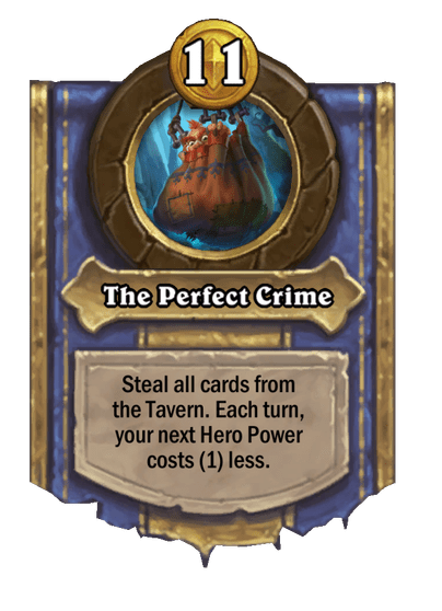 The Perfect Crime Hearthstone kártya