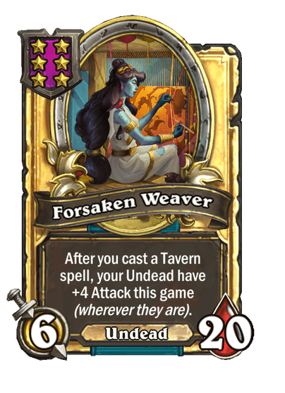 Forsaken Weaver Hearthstone kártya